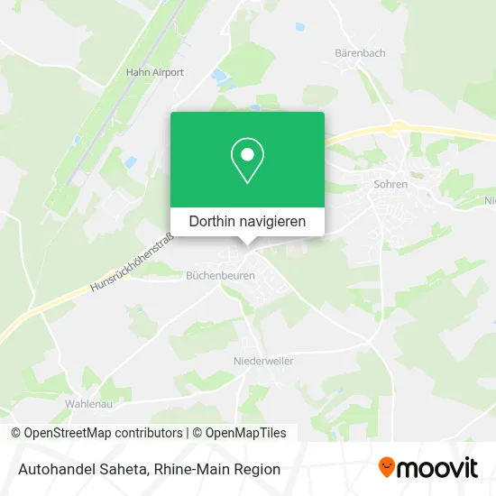Autohandel Saheta Karte