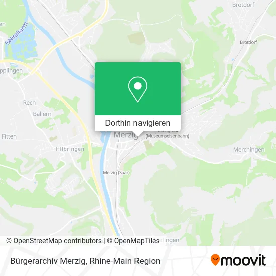 Bürgerarchiv Merzig Karte