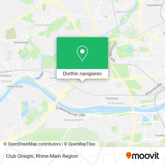 Club Onegin Karte