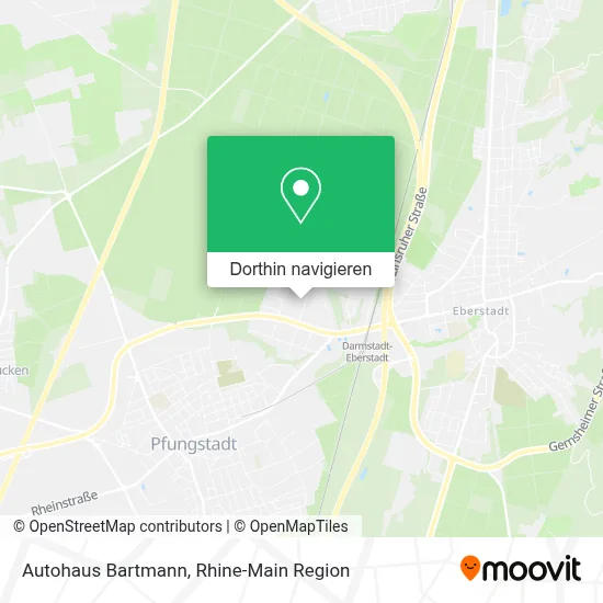 Autohaus Bartmann Karte