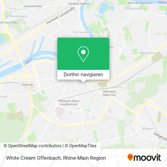 White Cream Offenbach Karte