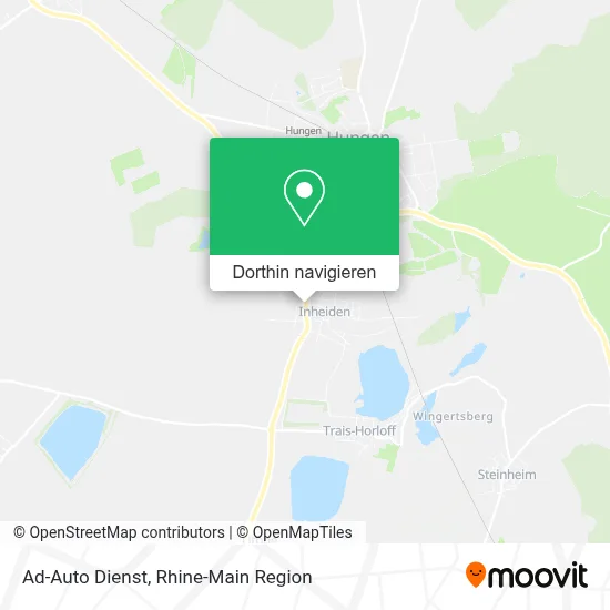 Ad-Auto Dienst Karte