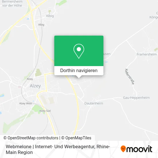 Webmelone | Internet- Und Werbeagentur Karte