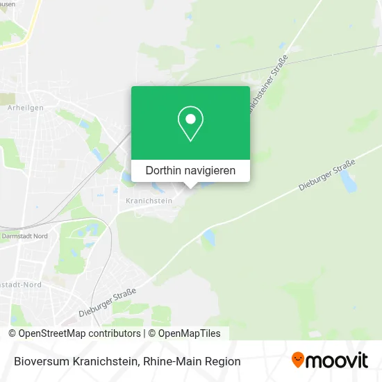 Bioversum Kranichstein Karte