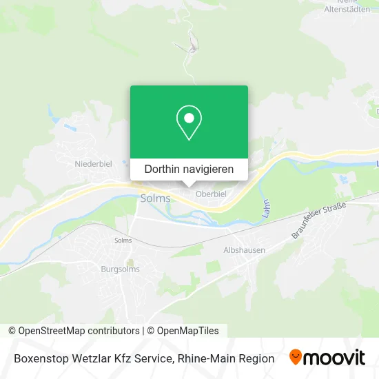Boxenstop Wetzlar Kfz Service Karte
