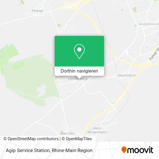 Agip Service Station Karte