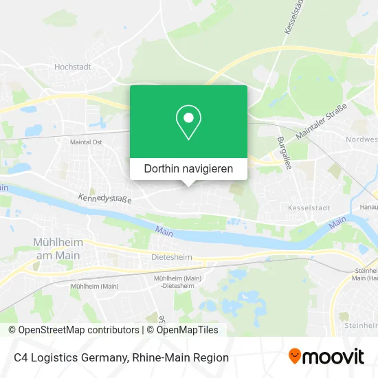 C4 Logistics Germany Karte