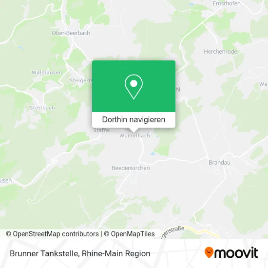 Brunner Tankstelle Karte