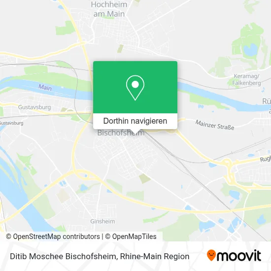 Ditib Moschee Bischofsheim Karte