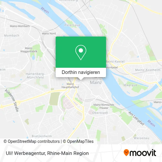 Uli! Werbeagentur Karte
