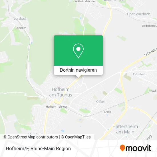 Hofheim/F Karte