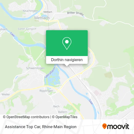 Assistance Top Car Karte