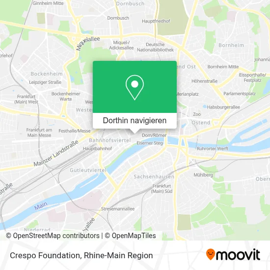 Crespo Foundation Karte