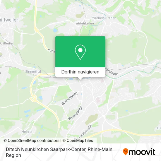 Ditsch Neunkirchen Saarpark-Center Karte