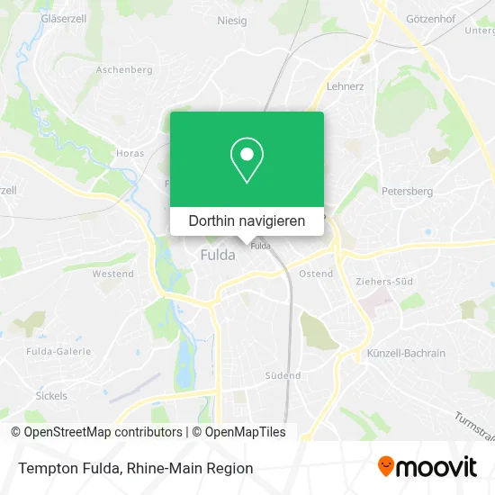 Tempton Fulda Karte