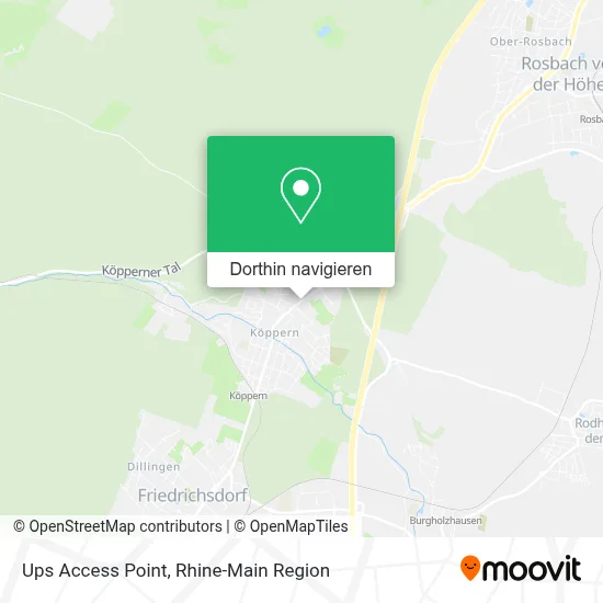 Ups Access Point Karte