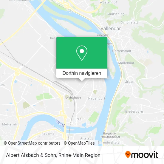 Albert Alsbach & Sohn Karte