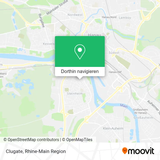 Clugate Karte