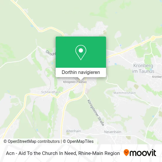 Acn - Aid To the Church In Need Karte