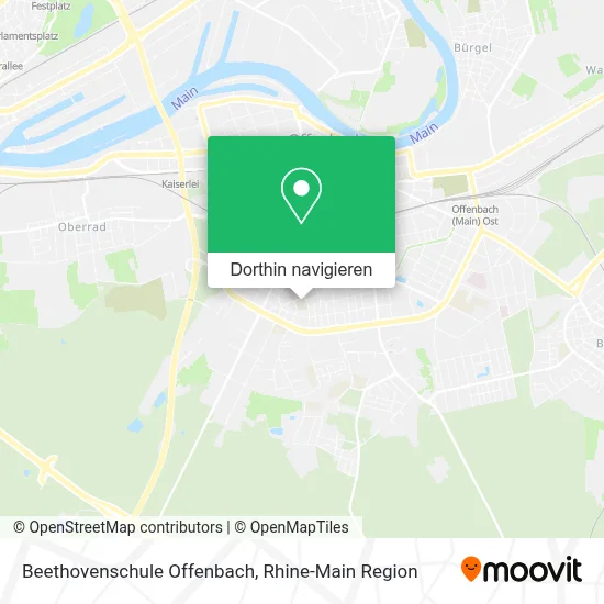 Beethovenschule Offenbach Karte
