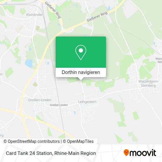 Card Tank 24 Station Karte