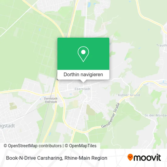 Book-N-Drive Carsharing Karte