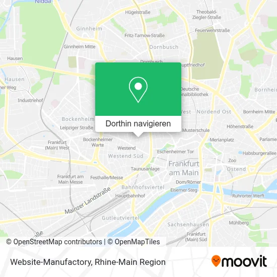 Website-Manufactory Karte