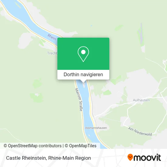 Castle Rheinstein Karte