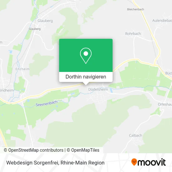 Webdesign Sorgenfrei Karte