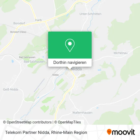 Telekom Partner Nidda Karte