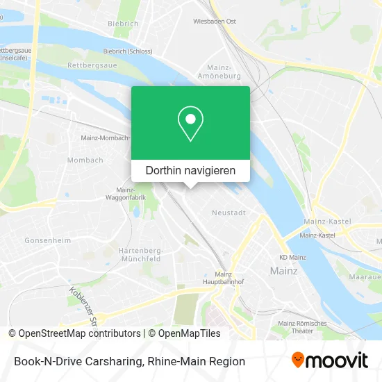 Book-N-Drive Carsharing Karte