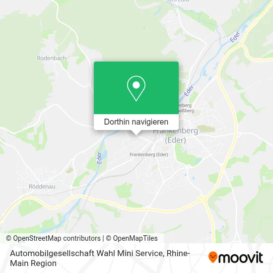 Automobilgesellschaft Wahl Mini Service Karte