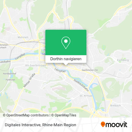 Digitales Interactive Karte