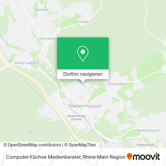 Computer-Füchse Medienberater Karte