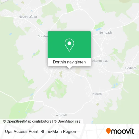Ups Access Point Karte