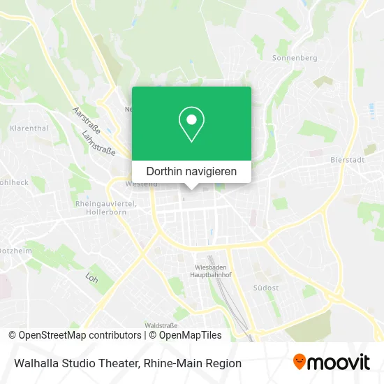 Walhalla Studio Theater Karte