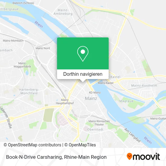 Book-N-Drive Carsharing Karte