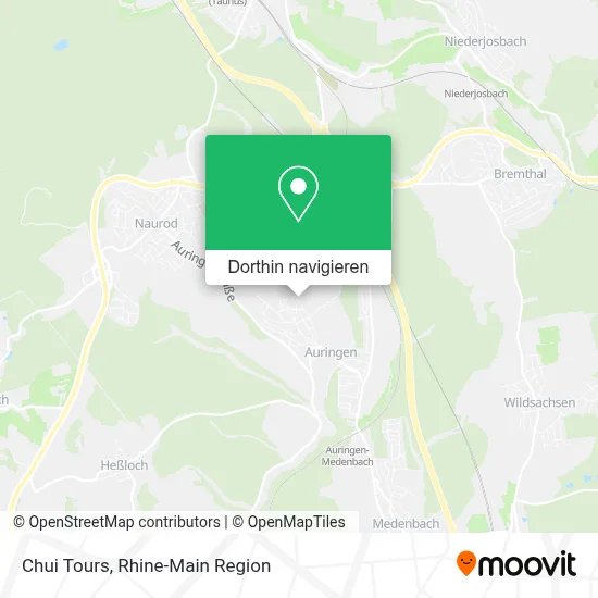 Chui Tours Karte