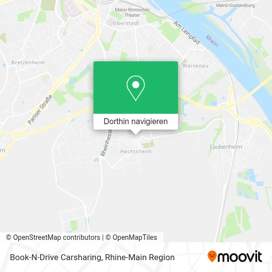 Book-N-Drive Carsharing Karte
