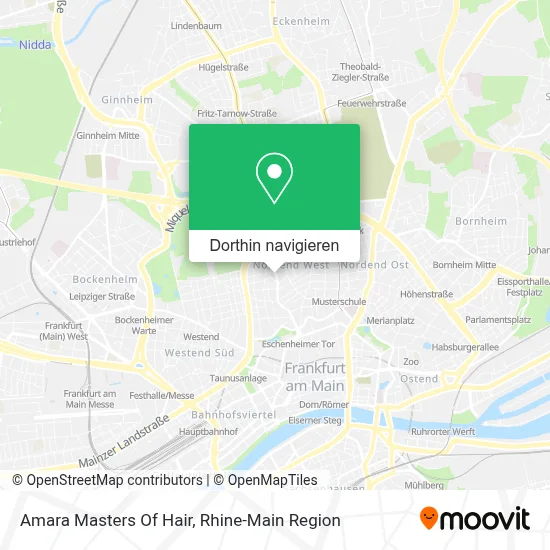 Amara Masters Of Hair Karte