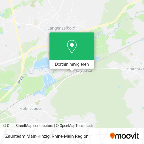 Zaunteam Main-Kinzig Karte