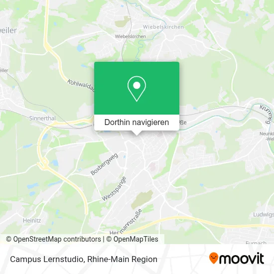 Campus Lernstudio Karte