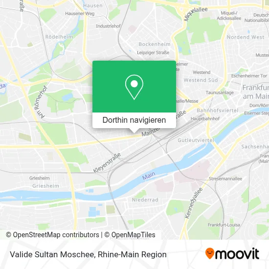 Valide Sultan Moschee Karte