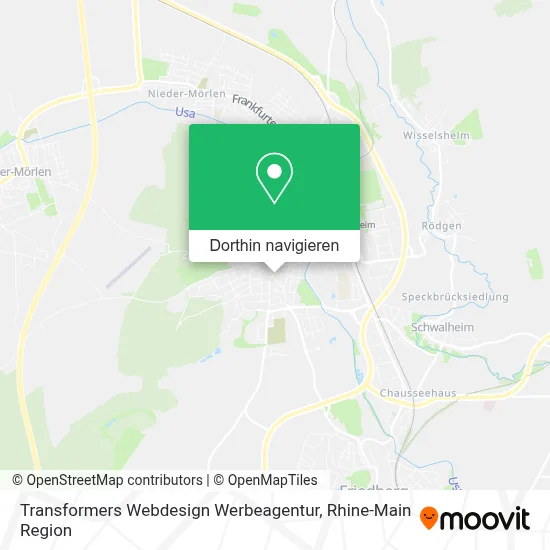 Transformers Webdesign Werbeagentur Karte