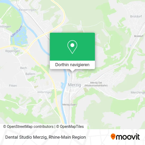 Dental Studio Merzig Karte