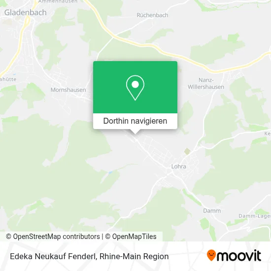 Edeka Neukauf Fenderl Karte