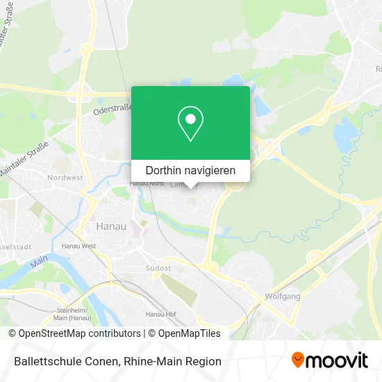 Ballettschule Conen Karte