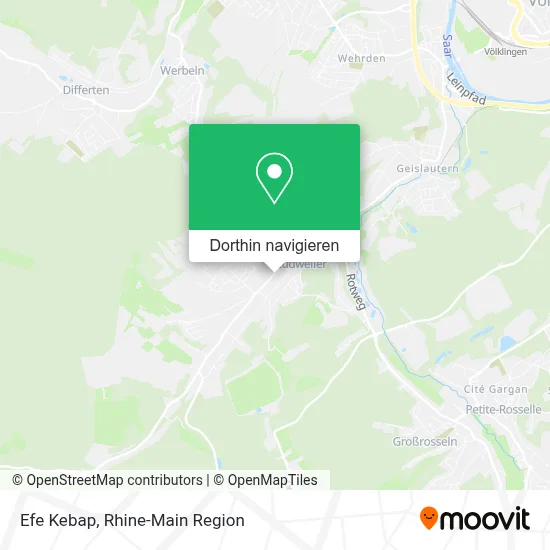 Efe Kebap Karte