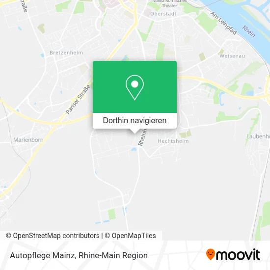 Autopflege Mainz Karte