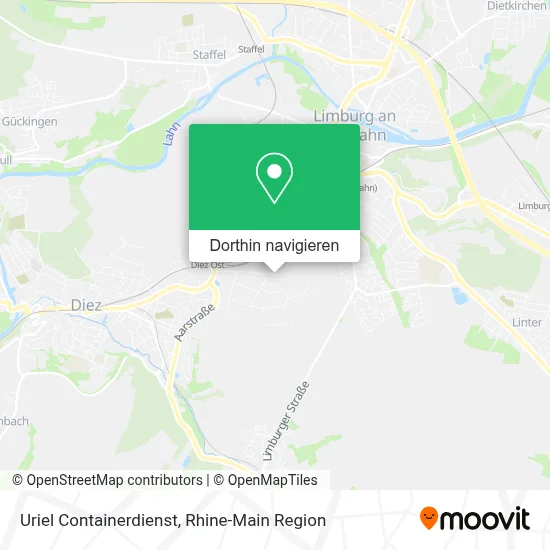 Uriel Containerdienst Karte